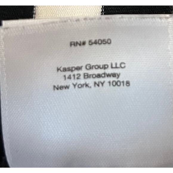 ANNE KLEIN SPORT T-SHIRT, WOMENS, S, BLACK & WHITE STRIPES, SHORT SLEEVES - Picture 10 of 10